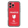 スリムプロテクションプレミアムケース with MagSafe［ FRAGILE - Red ］