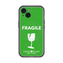 スリムプロテクションプレミアムケース with MagSafe［ FRAGILE - Green ］