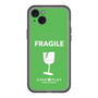 スリムプロテクションプレミアムケース with MagSafe［ FRAGILE - Green ］