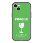 スリムプロテクションプレミアムケース with MagSafe［ FRAGILE - Green ］