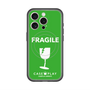 スリムプロテクションプレミアムケース with MagSafe［ FRAGILE - Green ］