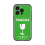 スリムプロテクションプレミアムケース with MagSafe［ FRAGILE - Green ］