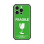 スリムプロテクションプレミアムケース with MagSafe［ FRAGILE - Green ］