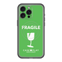 スリムプロテクションプレミアムケース with MagSafe［ FRAGILE - Green ］