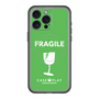 スリムプロテクションプレミアムケース with MagSafe［ FRAGILE - Green ］