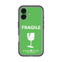 スリムプロテクションプレミアムケース with MagSafe［ FRAGILE - Green ］