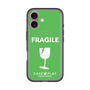 スリムプロテクションプレミアムケース with MagSafe［ FRAGILE - Green ］