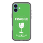 スリムプロテクションプレミアムケース with MagSafe［ FRAGILE - Green ］