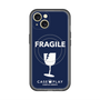 スリムプロテクションプレミアムケース with MagSafe［ FRAGILE - Navy ］