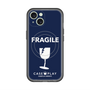 スリムプロテクションプレミアムケース with MagSafe［ FRAGILE - Navy ］