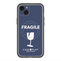 スリムプロテクションプレミアムケース with MagSafe［ FRAGILE - Navy ］
