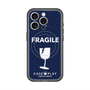 スリムプロテクションプレミアムケース with MagSafe［ FRAGILE - Navy ］