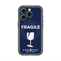 スリムプロテクションプレミアムケース with MagSafe［ FRAGILE - Navy ］