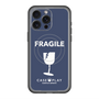 スリムプロテクションプレミアムケース with MagSafe［ FRAGILE - Navy ］
