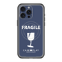 スリムプロテクションプレミアムケース with MagSafe［ FRAGILE - Navy ］