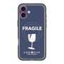 スリムプロテクションプレミアムケース with MagSafe［ FRAGILE - Navy ］