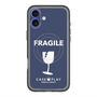 スリムプロテクションプレミアムケース with MagSafe［ FRAGILE - Navy ］