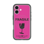 スリムプロテクションプレミアムケース with MagSafe［ FRAGILE - Pink ］