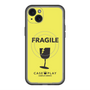 スリムプロテクションプレミアムケース with MagSafe［ FRAGILE - Yellow ］