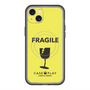 スリムプロテクションプレミアムケース with MagSafe［ FRAGILE - Yellow ］
