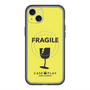 スリムプロテクションプレミアムケース with MagSafe［ FRAGILE - Yellow ］