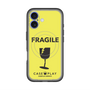 スリムプロテクションプレミアムケース with MagSafe［ FRAGILE - Yellow ］