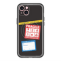 スリムプロテクションプレミアムケース with MagSafe［ FRAGILE Stickers - Black ］