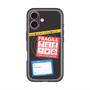 スリムプロテクションプレミアムケース with MagSafe［ FRAGILE Stickers - Black ］