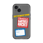 スリムプロテクションプレミアムケース with MagSafe［ FRAGILE Stickers - Gray ］