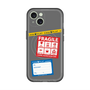 スリムプロテクションプレミアムケース with MagSafe［ FRAGILE Stickers - Gray ］