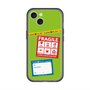 スリムプロテクションプレミアムケース with MagSafe［ FRAGILE Stickers - Green ］