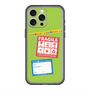 スリムプロテクションプレミアムケース with MagSafe［ FRAGILE Stickers - Green ］