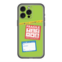 スリムプロテクションプレミアムケース with MagSafe［ FRAGILE Stickers - Green ］