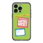 スリムプロテクションプレミアムケース with MagSafe［ FRAGILE Stickers - Green ］