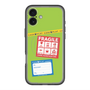 スリムプロテクションプレミアムケース with MagSafe［ FRAGILE Stickers - Green ］