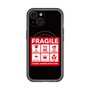 スリムプロテクションプレミアムケース with MagSafe［ FRAGILE Sticker - Black ］