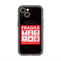 スリムプロテクションプレミアムケース with MagSafe［ FRAGILE Sticker - Black ］