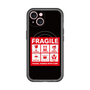 スリムプロテクションプレミアムケース with MagSafe［ FRAGILE Sticker - Black ］