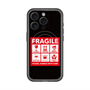 スリムプロテクションプレミアムケース with MagSafe［ FRAGILE Sticker - Black ］