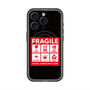 スリムプロテクションプレミアムケース with MagSafe［ FRAGILE Sticker - Black ］