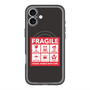 スリムプロテクションプレミアムケース with MagSafe［ FRAGILE Sticker - Black ］