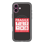 スリムプロテクションプレミアムケース with MagSafe［ FRAGILE Sticker - Black ］