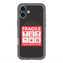 スリムプロテクションプレミアムケース with MagSafe［ FRAGILE Sticker - Black ］