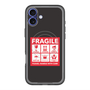スリムプロテクションプレミアムケース with MagSafe［ FRAGILE Sticker - Black ］