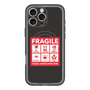 スリムプロテクションプレミアムケース with MagSafe［ FRAGILE Sticker - Black ］