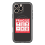 スリムプロテクションプレミアムケース with MagSafe［ FRAGILE Sticker - Black ］