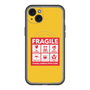 スリムプロテクションプレミアムケース with MagSafe［ FRAGILE Sticker - Yellow ］