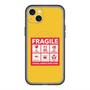 スリムプロテクションプレミアムケース with MagSafe［ FRAGILE Sticker - Yellow ］
