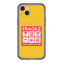 スリムプロテクションプレミアムケース with MagSafe［ FRAGILE Sticker - Yellow ］