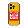 スリムプロテクションプレミアムケース with MagSafe［ FRAGILE Sticker - Yellow ］